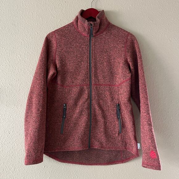 Stio Sweetwater fleece Jacket desert coral heather red - Picture 1 of 8